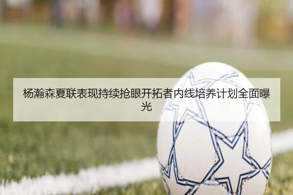 杨瀚森夏联表现持续抢眼开拓者内线培养计划全面曝光